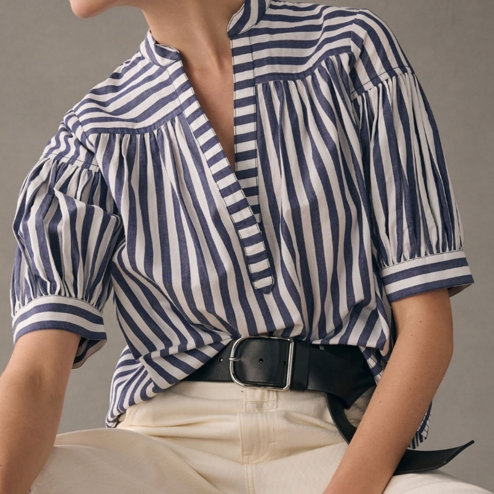 Anthropologie Darcy Popover Swing Top